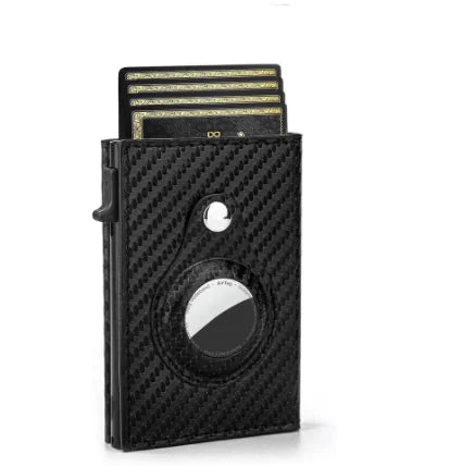 Men's RFID Slim Wallet with AirTag Slot
