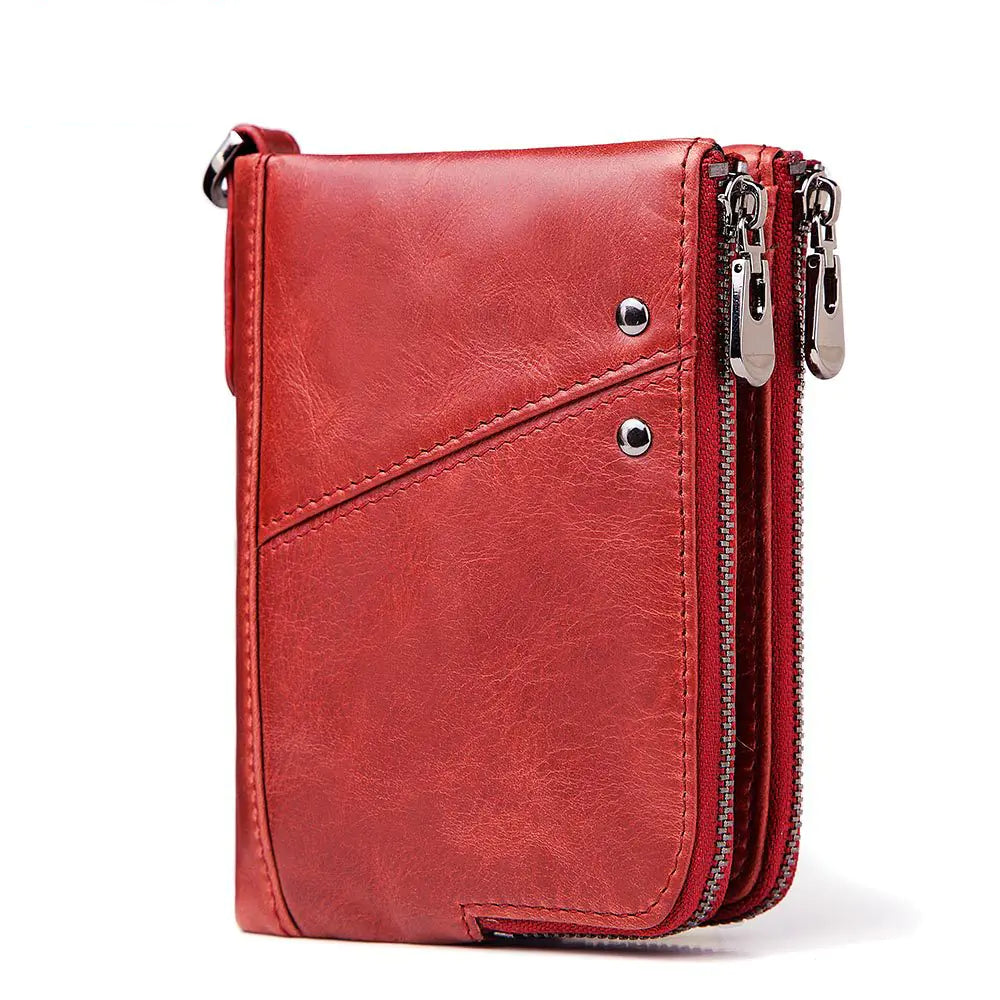 RFID Anti-Theft Leather Wallet for Women