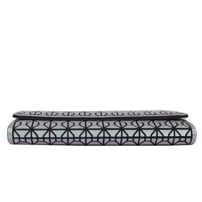Geometric Rhombus Silicone Tri-fold Phone Wallet
