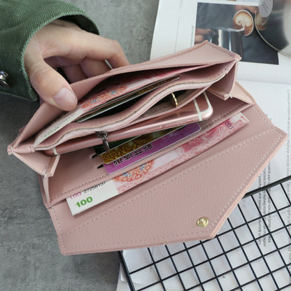 Women's Heart-Shaped Embroidery 2-Fold Wallet