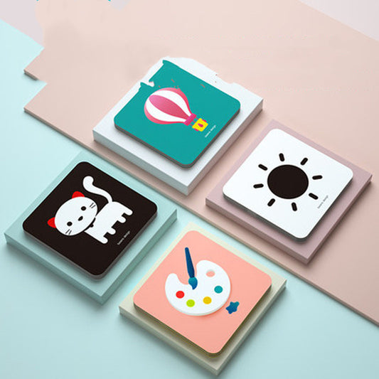 Black And White Cards Infant Early Learning Cognitive Cards Inspire Color Flash Card Toys
