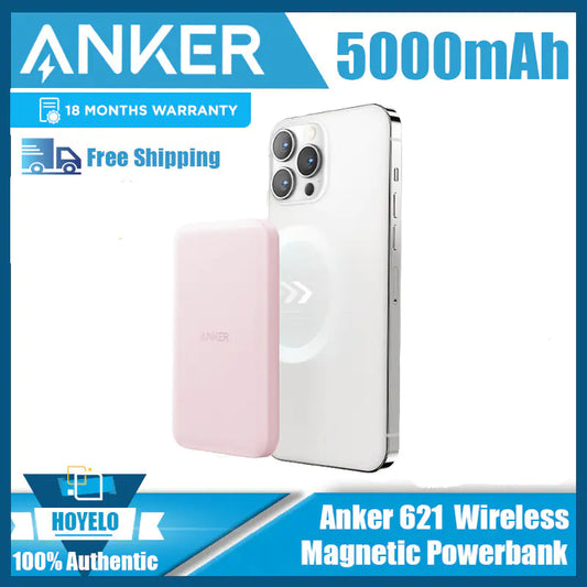 Anker MagGo Magnetic Wireless Power Bank 5000mAh
