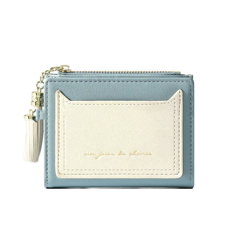 Short Two-fold Wallet for Multiple Cards
