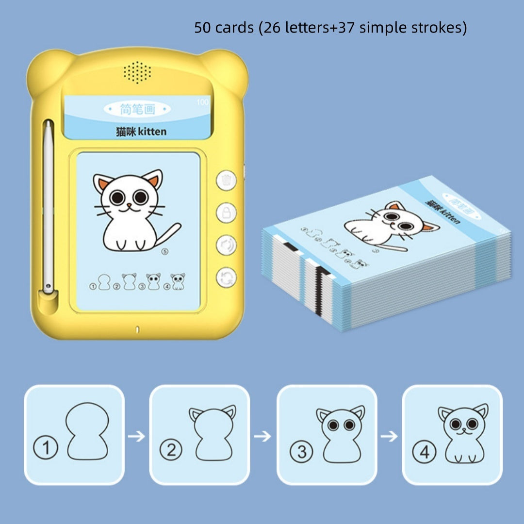 LinguaTots Learning Buddy Yellow 50 Cards