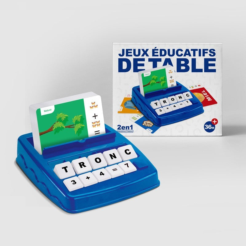 Alphabet Machine Small Language Early Education Puzzle Digital Camera French Version