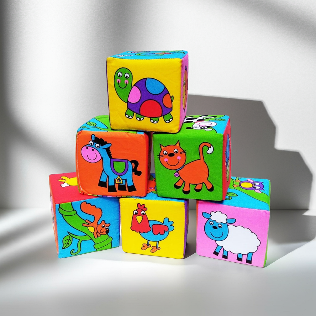 Peek-a-Boo Pals Soft Blocks