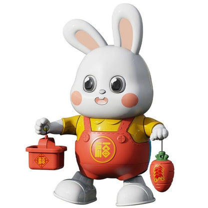 Electric Toy Rabbit Learning Head Learning Climbing Rabbit Singing Dancing Light 2 Songs