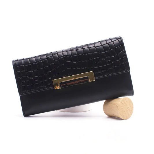Women's Long Wallets in First Layer Cowhide Leather