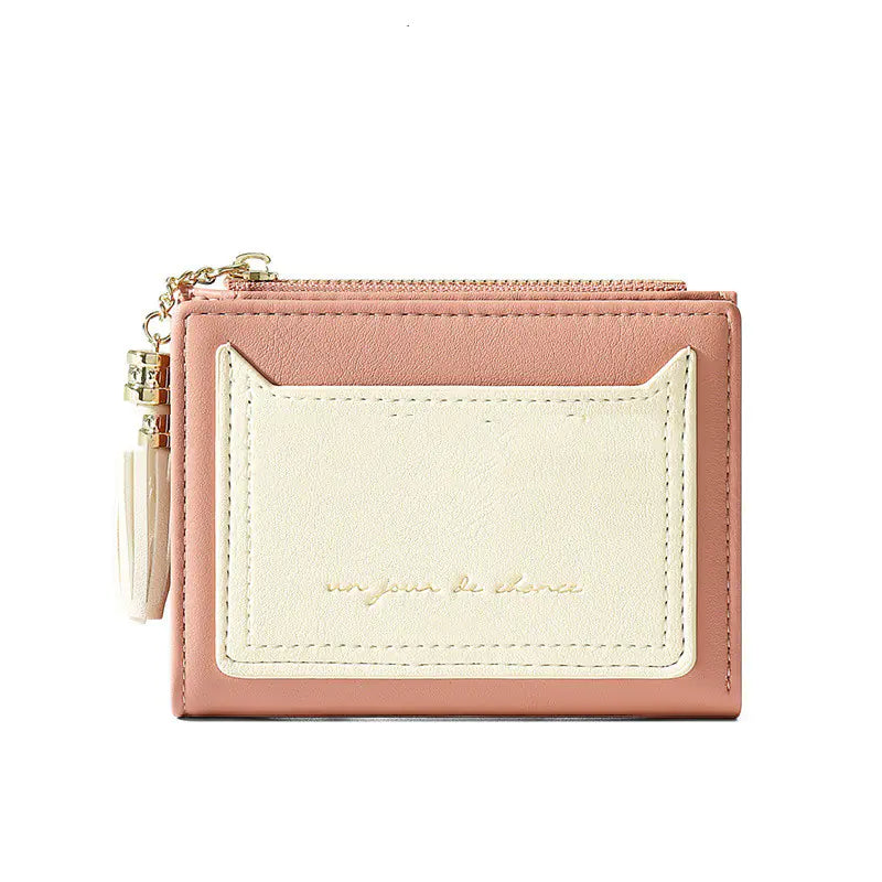 Short Two-fold Wallet for Multiple Cards