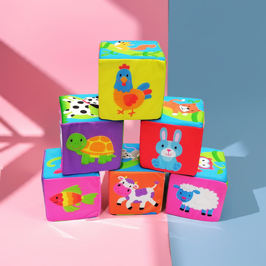 Peek-a-Boo Pals Soft Blocks