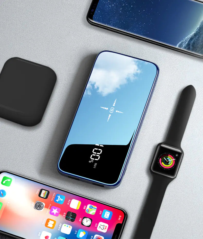 20000mAh Ultra-Slim Wireless Power Bank for Phones