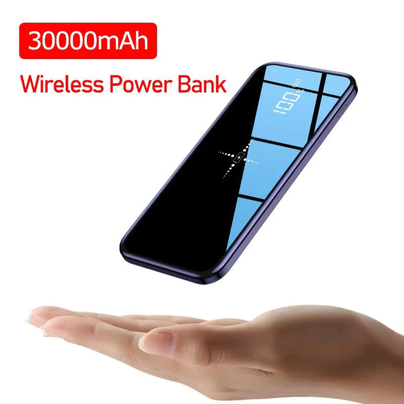 20000mAh Ultra-Slim Wireless Power Bank for Phones