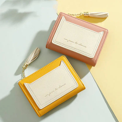 Short Two-fold Wallet for Multiple Cards