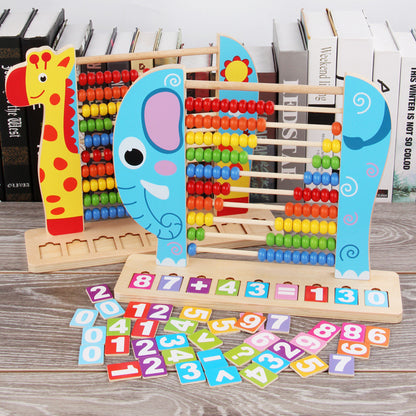 Kindergarten Elementary School Math Children Standing Abacus