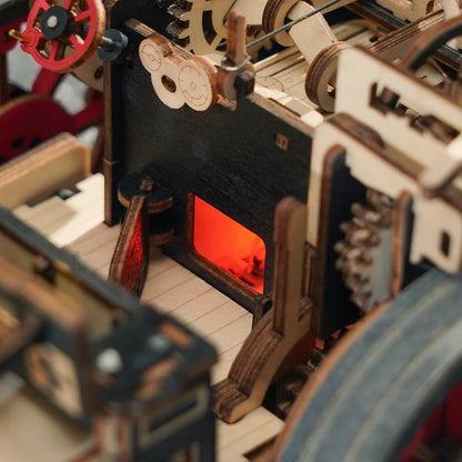 ROKR Steam Engine Mechanical 3D Wooden Puzzle