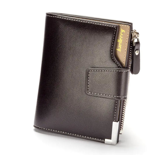 Men's Multifunctional Three-Fold Zipper Wallet