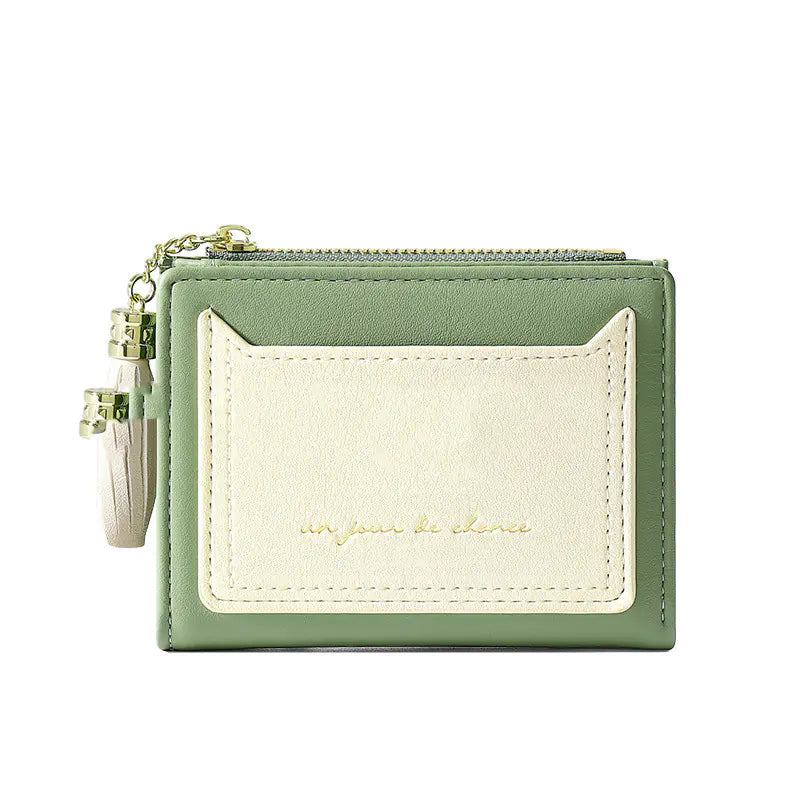 Short Two-fold Wallet for Multiple Cards