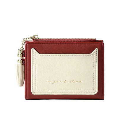 Short Two-fold Wallet for Multiple Cards